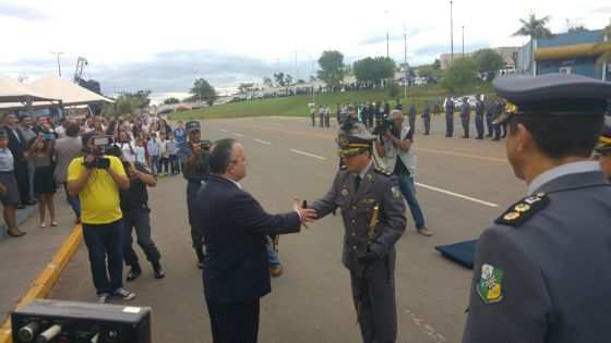 Taques empossou o novo comandante da PM em MT
