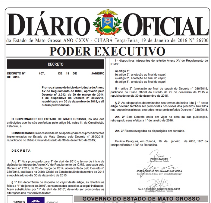 decreto Taques[