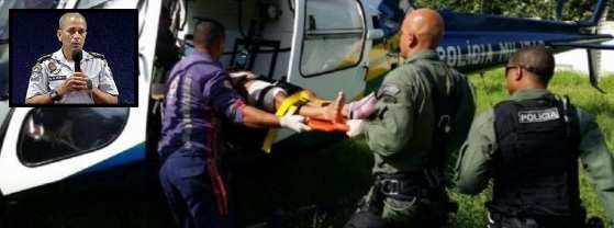 Coronel foi atropelado enquanto pedalava.