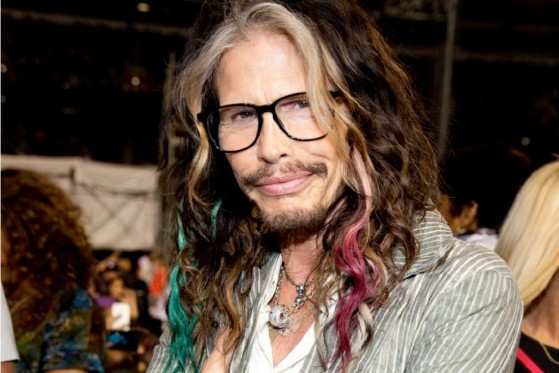 Steven Tyler, vocalista da banda Aerosmith. 