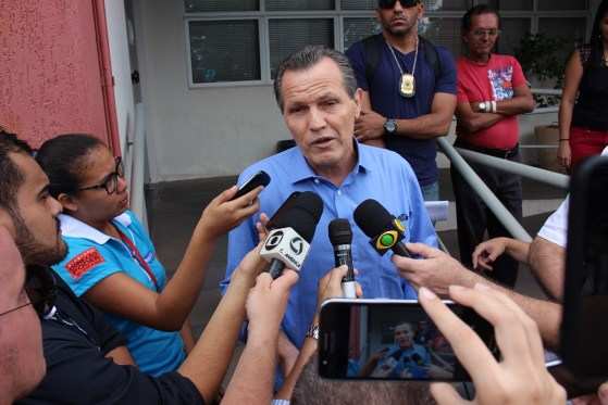 O ex-governador Silval Barbosa está preso no Centro de Custódia de Cuiabá (CCC).