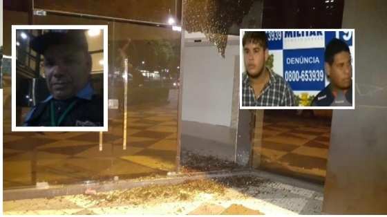 Os dois são acusados de matar o vigia Cícero Felix Silva para roubar a arma dele, na noite do dia 10 de fevereiro em frente ao Hotel Paiaguás.