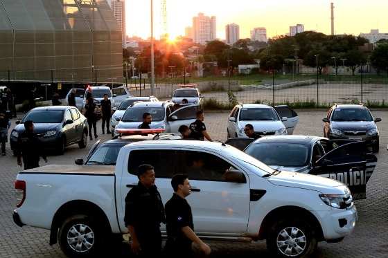 A operação teve a participação de 100% do efetivo da Polícia Civil.