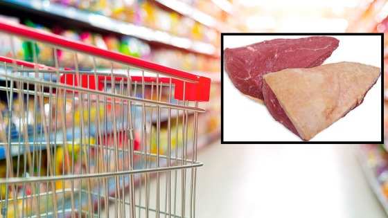 Os produtos foram devolvidos para o supermercado.