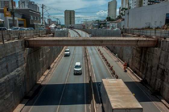 A trincheira do Santa Rosa é uma das obras que está em fase de execução de reserviços