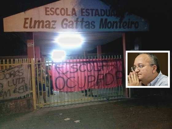 Manifestantes não têm prazo para desocupar escola.