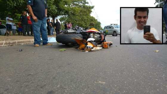 Vítima morreu na hora por conta do forte impacto.