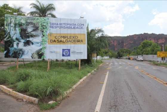 Previsão é que as obras obras da Salgadeiras sejam concluídas até abril de 2018.