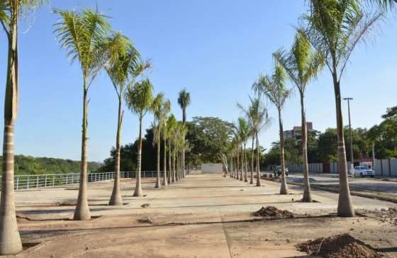Atualmente, a equipe trabalha na parte de recuperação das calçadas e pisos