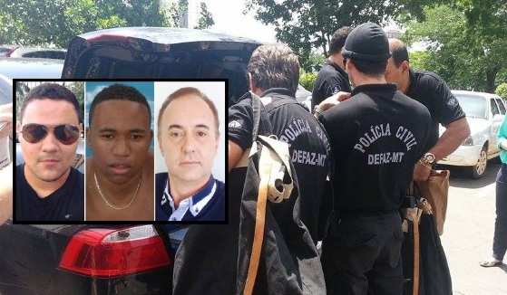 Richtelle Rogério, Hugo Leonardo e Edson Carvalho. 