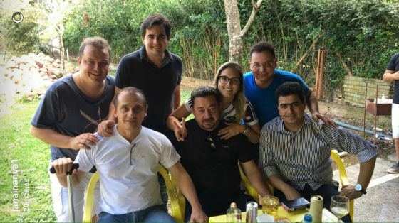 No domingo, foi a vez de um grupo de deputados participar de um churrasco 