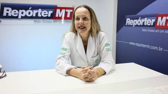 A pediatra Natasha Slhessarenko, professora doutora da UFMT. 
