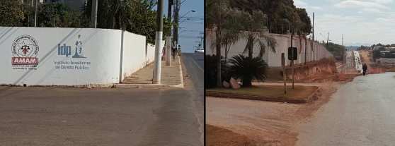 Muros das duas entidades estão sete metros além de seus limites. 