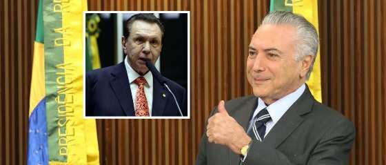 Presidente interino Michel Temer deve receber o deputado federal Carlos Bezerra na próxima semana 
