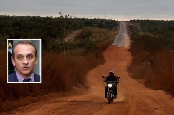  Iniciada há dez anos, o Rodoanel foi projetado para funcionar como uma nova perimetral entre Cuiabá e Várzea Grande.