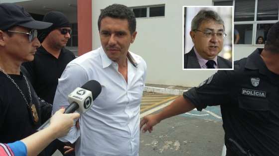Willians Mischcur prestou depoimento ao promotor Roberto Turin (detalhe).