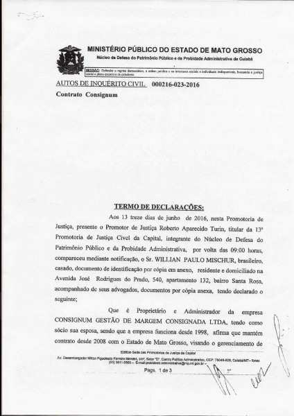 declaração willians 1