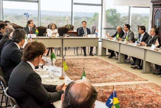 A reunião dos governadores com a presidente do STF realizada nesta terça-feira (13)