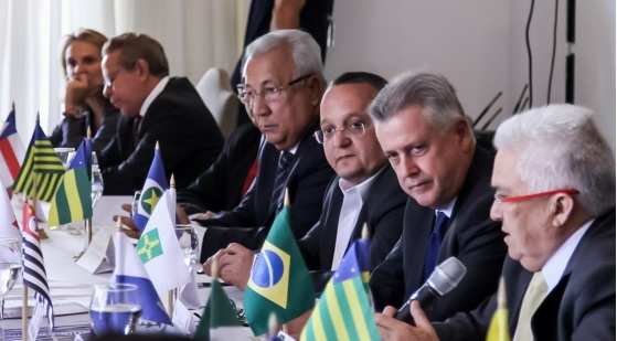 O governador Pedro Taques esteve no evento que contou com a presença de chefes de Executivo de toda a federação.