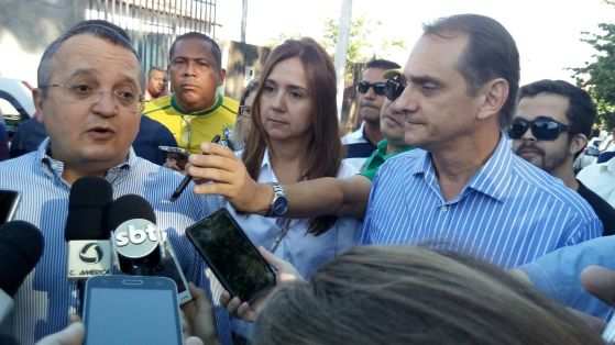 Governador Pedro Taques foi quem escolheu Wilson Santos como candidato a prefeito.