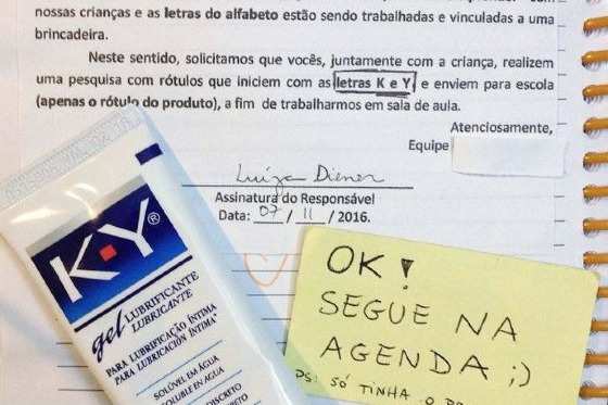 a professora do benjamin pediu pra mandar rótulos de produtos começando com K ou Y.  missão dada é missão cumprida.