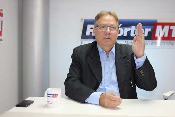 O vereador eleito por Cuiabá, Gilberto Figueiredo, em entrevista ao RepórterMT.
