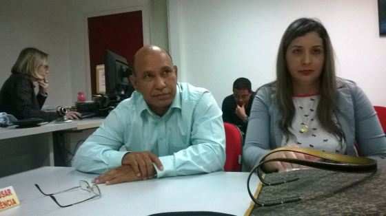 Coronel Cordeiro e a advogada Iliete Yung.  