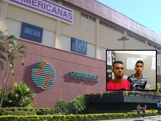 Leonardo de Almeida Siqueira e Genivaldo Junior Teixeira Barbosa foram presos tentando fugir do shopping.