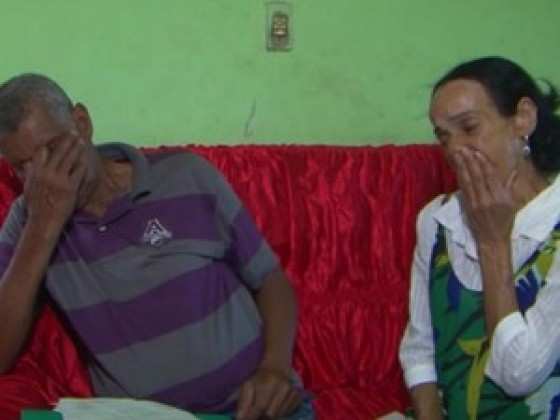 Credes Nunes com a esposa Lêda Santana