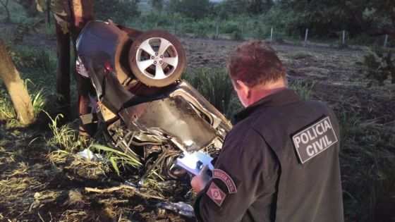 Odilmar Fontana morreu no local do acidente, nas proximidades da cidade de Jangada 