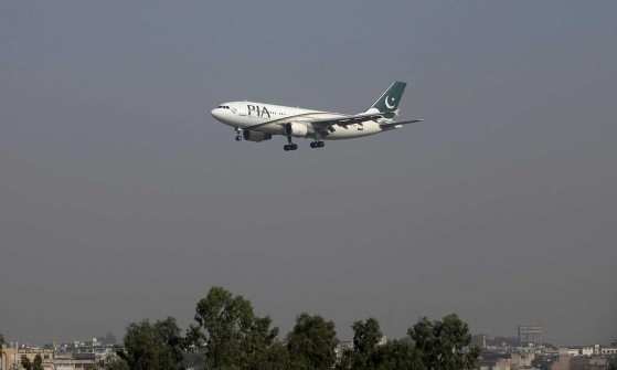Avião da Pakistan International Airlines (PIA) em imagem de arquivo. Uma aeronave da companhia desapareceu dos radares após decolar