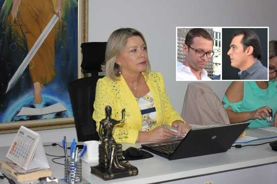 Juíza Selma Arruda conduz a oitiva dos delatores Giovani Guizardi e Luiz Fernando Rondon. 