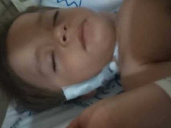 Menino está internado no Hospital Pequeno Príncipe, em Curitiba