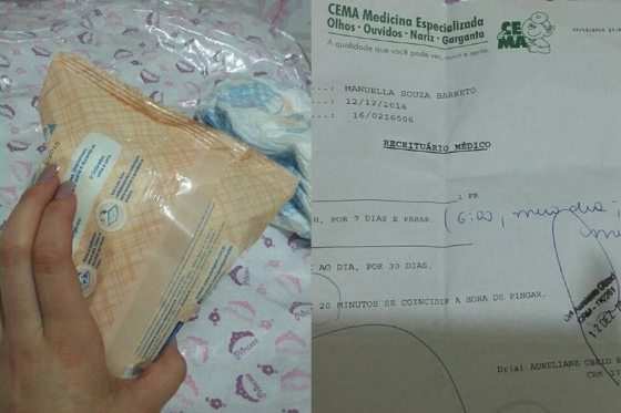 A mãe não pretende processa a marca do lenço.