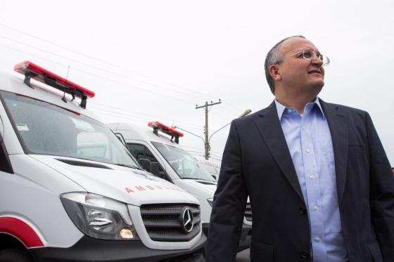 Governador Pedro Taques entregou ambulâncias nesta quinta-feira (22)