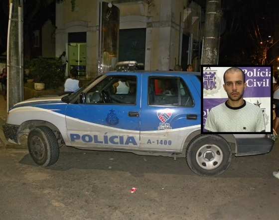 A prisão do acusado foi realizada pela Polícia da Bahia