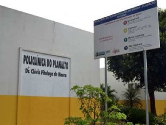 A Policlínica do bairro Planalto, cuja estrutura está a merecer reparos e e um risco a pacientes e servidores