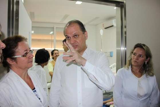 Ministro Ricardo Barros,vistoriou obras de unidades de saúde, em Cuiabá, nesta quinta-feira
