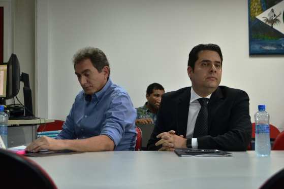 Pedro Nadaf com advogado. Ele foi solto em setembro de 2016, após quase um ano de prisão