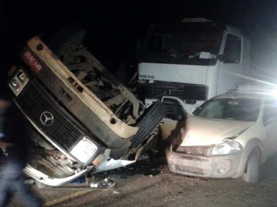 O acidente ocorreu na noite desta sexta-feira (17) próximo ao município de Sinop
