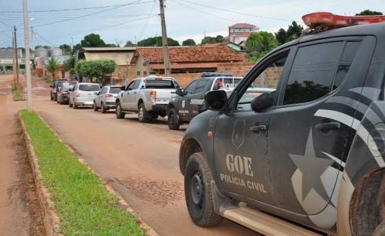 Polícia Civil cumpriu o mandado de busca e apreensão deferido pela juízo da Comarca de Poconé.