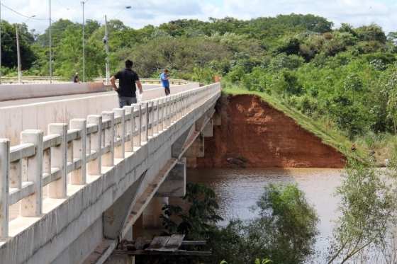 A ponte está interditada desde o dia 16 de fevereiro