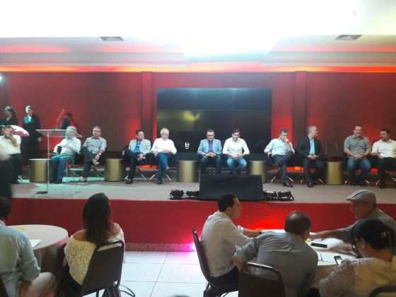 O encontro do PSB reuniu lideranças nacionais do partido nesta sexta-feira (7)