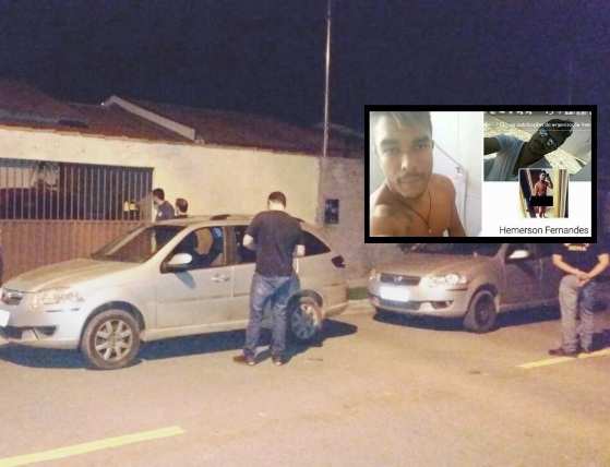 Polícia foi até a casa do rapaz e já o considera como foragido