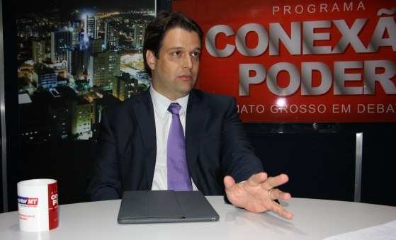 Secretário da Sefaz, Gustavo Oliveira, em entrevista ao programa Conexão Poder.