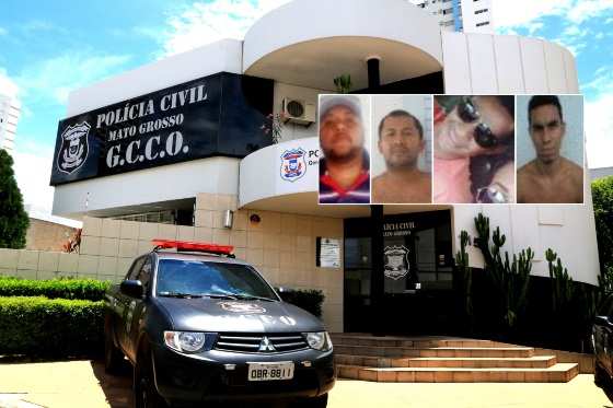 Quatro integrantes de quadrilha de roubo e furto a bancos estão foragidos.