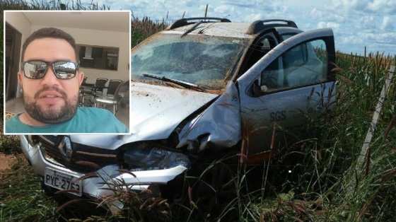 O carro em que Éder estava foi encontrado abandonado em uma lavoura.