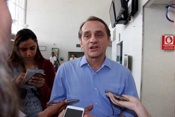 Wilson Santos diz que expectativa do Estado é retomar as obras do VLT em outubro.