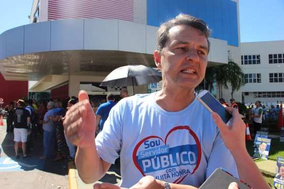 Oscarlino Alves, uma das liderança do Fórum Sindical