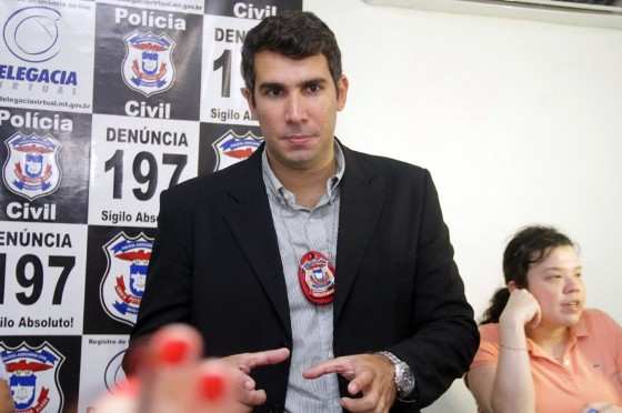 O delegado Diogo Santana de Souza substituiu o colega Flávio Stringueta na Gerência de Combate ao Crime Organizado (GCCO).